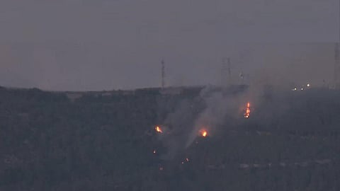 இஸ்ரேல் - லெபனான் எல்லைப் பகுதியில் புகை மூட்டம்!