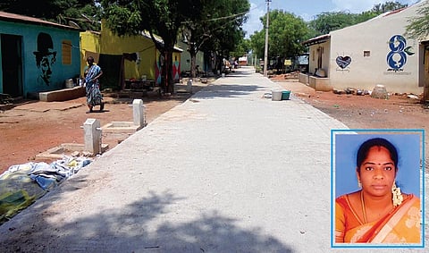 சிவகங்கை அருகே தன்னிறைவு பெற்ற ஊராட்சி: பெண் தலைவரை கவுரவித்த மத்திய அரசு