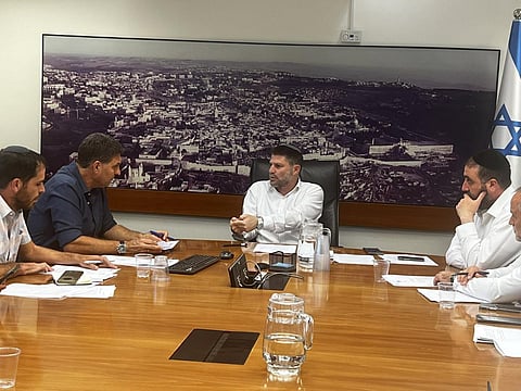 இஸ்ரேலின் நிதியமைச்சர் பெசலெல் ஸ்மோட்ரிச்