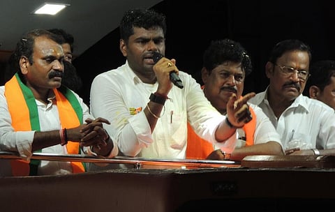 காவிரி நதிநீர் விவகாரத்தில் கர்நாடக காங்கிரஸ் அரசை கண்டித்து போராட்டம்: அண்ணாமலை தகவல்