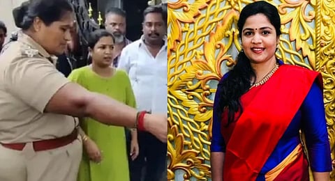 அரசு பேருந்தில் மாணவர்களை தாக்கியதாக பாஜக நிர்வாகி ரஞ்சனா நாச்சியார் கைது - நடந்தது என்ன?