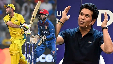 “நான் பார்த்ததிலேயே மிகச் சிறந்த ஒருநாள் இன்னிங்ஸ்!” - மேக்ஸ்வெல் இரட்டை சதத்தை புகழ்ந்த சச்சின்