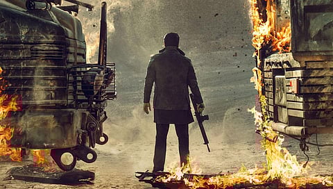 நெருப்பு சூழ் பின்புலத்தில் மோகன்லால் - ‘எம்புரான்’ பட முதல் தோற்றம்