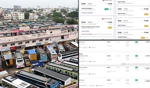 சென்னையில் ‘வழக்கமாக’ இருந்த ஆம்னி பேருந்து கட்டணம் - ஆனால், திங்கள்கிழமை ‘ரிட்டர்ன்’?