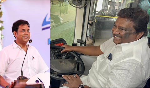 “உங்க கடமை உணர்ச்சிக்கு அளவே இல்லையா?!” - அமைச்சர் சிவசங்கரை மீம் போட்டு கலாய்த்த டிஆர்பி ராஜா