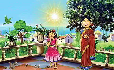 கதை: பறக்கும் வீடு!