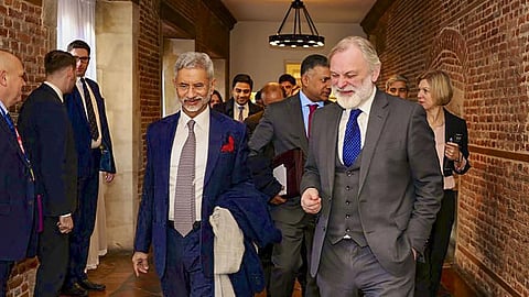 பிரிட்டன் தேசிய பாதுகாப்பு ஆலோசகருடன் இந்திய வெளியுறவு அமைச்சர் ஜெய்சங்கர்