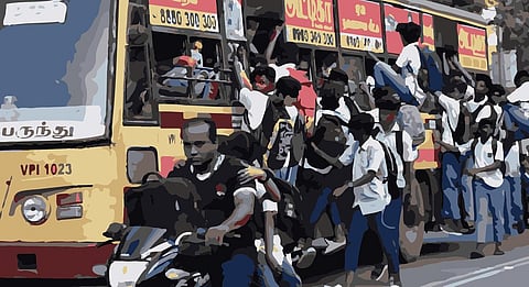 திருப்பத்தூரில் இருந்து நாட்றாம்பள்ளி பகுதிக்கு அரசு பேருந்துகளை கூடுதலாக இயக்குக!