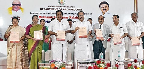 தொல்லியல் பரப்பிலும் ஆர்வம் கொண்டவர் கருணாநிதி: நிதியமைச்சர் தங்கம் தென்னரசு புகழாரம்