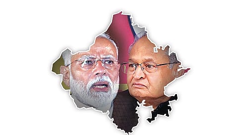 ராஜஸ்தான் தேர்தல்: சமமான இருமுனைப் போட்டி