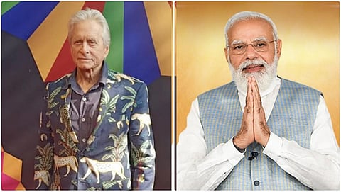 பிரதமர் மோடியை புகழ்ந்த ஹாலிவுட் நடிகர் மைக்கேல் டக்ளஸ் @ IFFI 2023