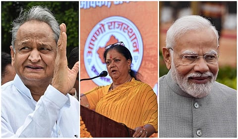 அசோக் கெலாட் | வசுந்தரா ராஜே | மோடி