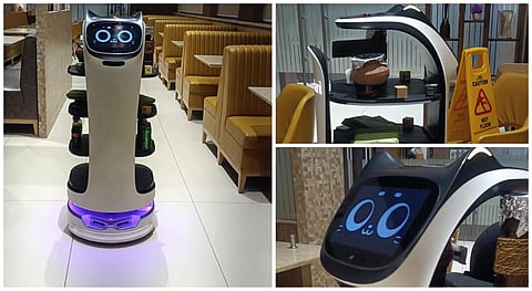 அவிநாசியில் தனியார் உணவகத்தில் உணவு பரிமாறும் ‘சைனா’ ரோபோ!