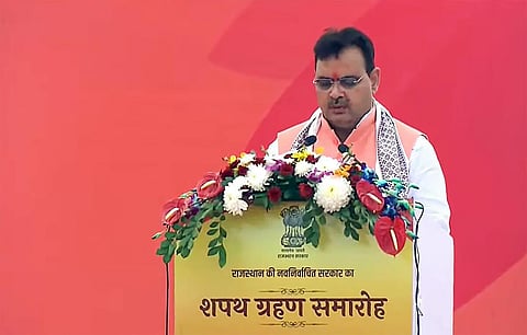 ராஜஸ்தான் முதல்வராக பஜன்லால் சர்மா பதவியேற்பு