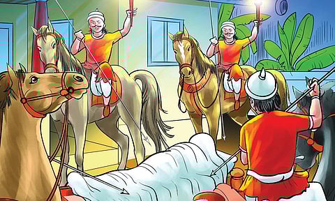 கழுகுக் கோட்டை 22: இரவில் வந்த புரவி வீரர்கள்