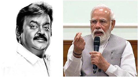 “சுகாதாரம், கல்வியில் இந்தியா முன்னோடியாக மாற விரும்பியவர் விஜயகாந்த்” - பிரதமர் நரேந்திர மோடி