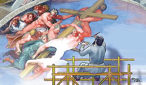 இவரை தெரியுமா? - 25: தூரிகையும் உளியும் ஏந்தி போரிட்ட ஓவிய வீரர்கள்