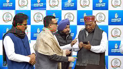 தேசத்திற்கான நன்கொடை பிரச்சாரம்: இதுவரை ரூ.10.15 கோடி நன்கொடை பெற்றது காங்.