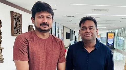 “துள்ளல் இசையாலும், தூய்மையான தமிழுணர்வாலும்” - ஏ.ஆர் ரஹ்மானுக்கு உதயநிதி ஸ்டாலின் பிறந்தநாள் வாழ்த்து