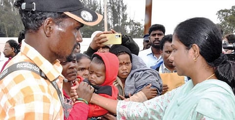 பந்தலூரில் சிறுத்தை தாக்கி உயிரிழந்த சிறுமியின் உடல் விமானம் மூலம் சொந்த ஊருக்கு அனுப்பிவைப்பு