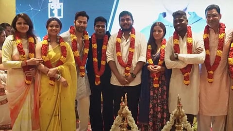 வருண் தவணுடன் கீர்த்தி சுரேஷ் - அட்லீ தயாரிக்கும் புதிய படத்தின் அறிவிப்பு வீடியோ!