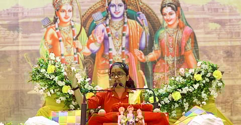 ஆன்மிக சொற்பொழிவாற்றியதன் மூலம் கிடைத்த ரூ.52 லட்சத்தை ராமர் கோயிலுக்கு நன்கொடையாக வழங்கிய சிறுமி