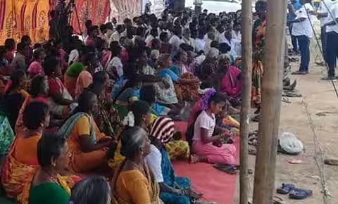 பரந்தூர் விமான நிலையத்துக்கு எதிர்ப்பு: ஏகனாபுரத்தில் உண்ணாவிரதம்