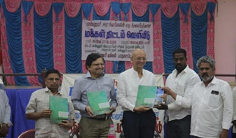 எண்ணூர் ஈரநில சுற்றுச்சூழல் மறுசீரமைப்புக்கான மக்கள் திட்ட அறிக்கை வெளியீடு