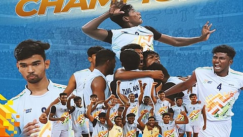 கேலோ இந்தியா இளைஞர் விளையாட்டு: வாலிபால் ஆடவர் பிரிவில் தமிழ்நாடு அணிக்கு தங்கப் பதக்கம்