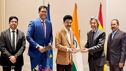 ஸ்பெயின் நிறுவன நிர்வாகிகளுடன் முதல்வர் ஸ்டாலின் சந்திப்பு