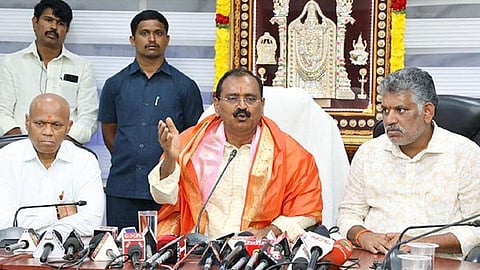 சனாதன தார்மீக கருத்தரங்கிற்கு நாடு முழுவதிலுமிருந்து 57 பீடாதிபதிகள் பங்கேற்பு: திருப்பதி தேவஸ்தான அறங்காவலர் தகவல்