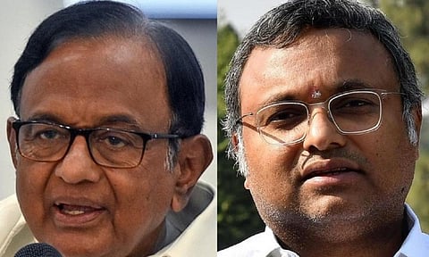 ப.சிதம்பரம், கார்த்தி சிதம்பரம்