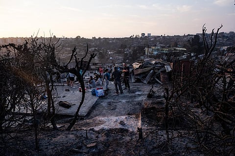 சிலி நாட்டில் பயங்கர காட்டுத்தீ