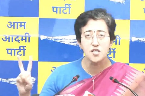 டெல்லி பொதுப்பணித்துறை அமைச்சர் அதிஷி