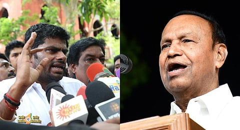 யார் மலிவான மனிதர்? - டி.ஆர்.பாலு - அண்ணாமலை கருத்து மோதல்