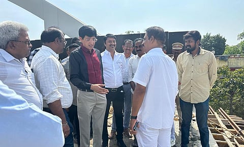 யானைக்கவுனி மேம்பாலத்தில் ஒரு வழிக்கான பணிகளை பிப்ரவரிக்குள் முடிக்க அறிவுறுத்தல்