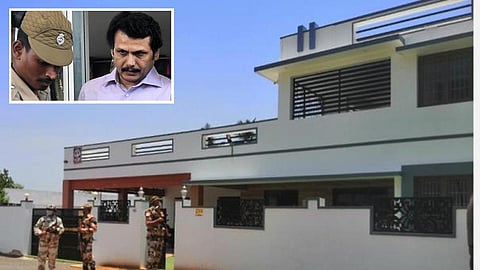 கரூர் ராமேஸ்வரபட்டியில் உள்ள செந்தில் பாலாஜியின் வீடு