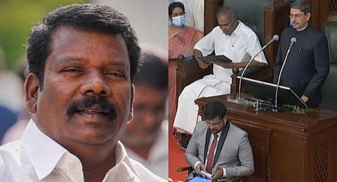 “சட்டப்பேரவையில் நாடகத்தை அரங்கேற்றுகிறார் ஆளுநர் ரவி” - காங். எம்எல்ஏ செல்வப்பெருந்தகை