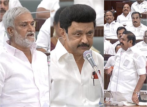 அமைச்சர் சேகர் பாபு, முதல்வர் ஸ்டாலின், எடப்பாடி பழனிசாமி