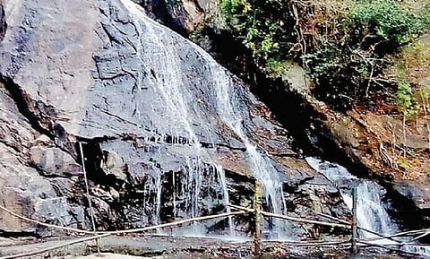 நீர்வரத்து குறைந்ததால் கவியருவி சுற்றுலா பயணிகள் இன்றி வெறிச்சோடி காணப்பட்டது.