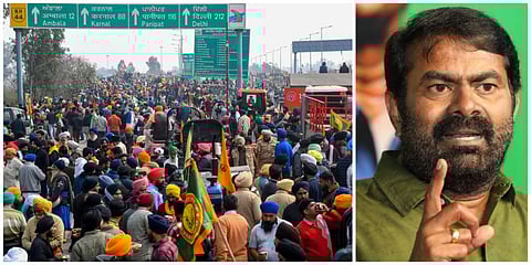 “மோடி அரசின் கொடுங்கோன்மைச் செயல்” - விவசாயிகள் மீதான தாக்குதலுக்கு சீமான் கண்டனம்