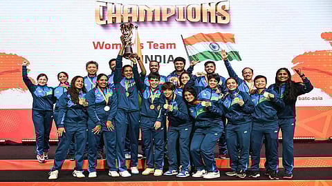 ஆசிய பாட்மிண்டன் அணிகள் சாம்பியன்ஷிப் | இந்திய மகளிர் அணி தங்கம் வென்று சாதனை!