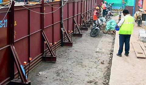 மெட்ரோ ரயில் பணி காரணமாக பரங்கிமலையில் போக்குவரத்து மாற்றம்