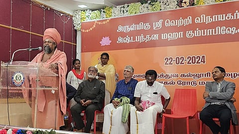 ஆண்டவனாக இருந்தாலும் உழைக்க மறந்தால் தண்டனை உண்டு: குன்றக்குடி ஆதீனம் பொன்னம்பல அடிகளார் பேச்சு