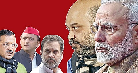 மக்களவை மகா யுத்தம்: பாஜக தொடுக்கும் உளவியல் தாக்குதல்