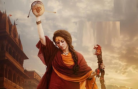 காவி உடை, கையில் உடுக்கை: தமன்னாவின் ‘ஒடேலா 2’ முதல் தோற்றம் வெளியீடு