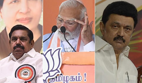 தமிழகத்தில் திமுக, அதிமுகவுக்கு எதிராக பாஜக வகுக்கும் இரு ‘வேறு’ வியூகங்கள் என்னென்ன?