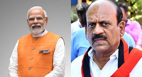 பிரதமருக்கு மிரட்டல் விடுக்கும் வகையில் பேசியதாக அமைச்சர் தா.மோ.அன்பரசன் மீது வழக்கு: டெல்லி காவல்துறை நடவடிக்கை