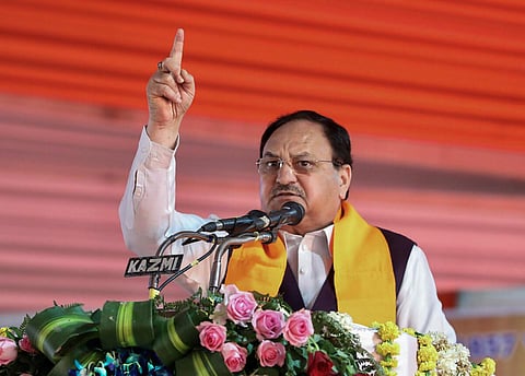 “கொள்ளையடித்த பணத்தை பிரச்சாரத்துக்கு காங்கிரஸ் பயன்படுத்தலாமே” - ஜெ.பி.நட்டா பகடி