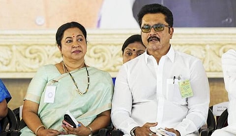 ராதிகா சரத்குமார், சரத்குமார்